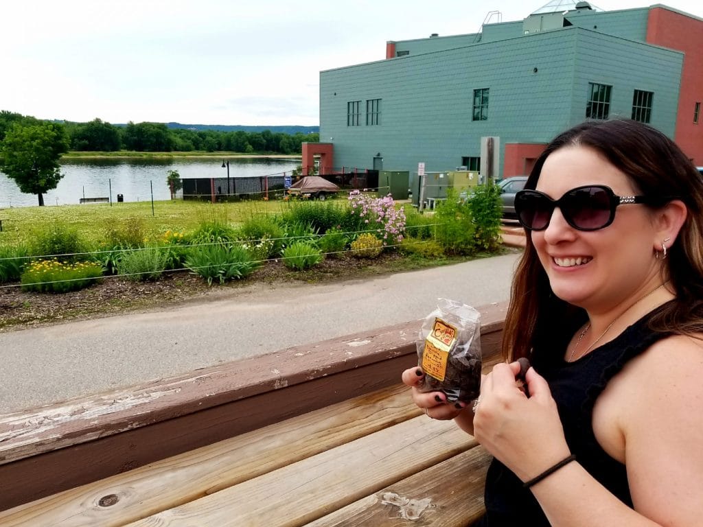 Wabasha Riverwalk behind Chocolate Escape